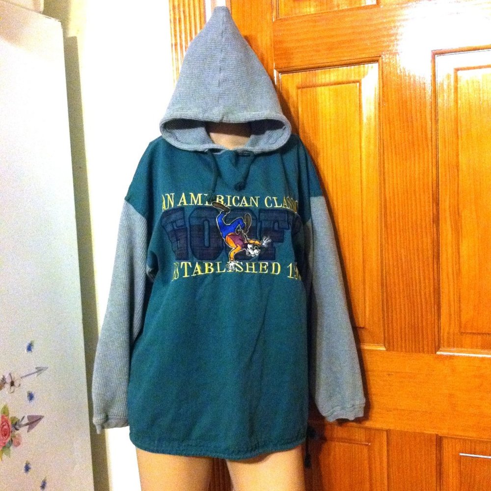 Vintage 90's Disney Originals 2-tone Goofy Hoodie